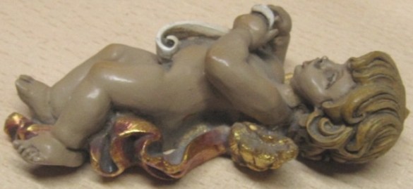 ANGEL CANTANDO 12CM MARMOLINA 003